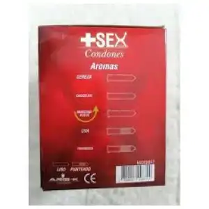 CAJITA CONDONES (3 UNIDADES) PRESERVATIVO MASSEX con diferentes aromas miniatura 4